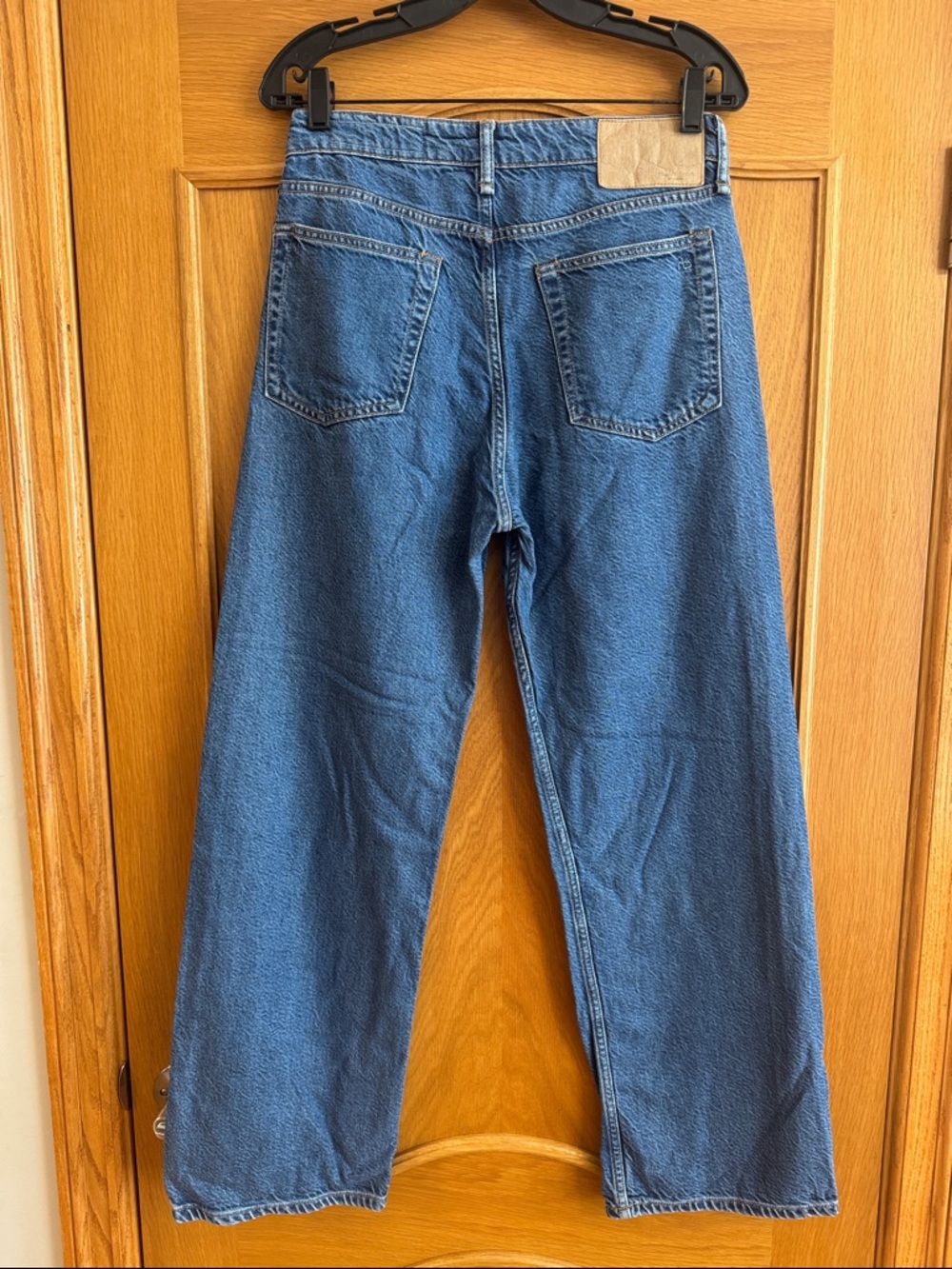 Rag & Bone Logan Featherweight Denim Low Rise Wide Leg Jeans Size 27 Lily Wash - Picture 5 of 13